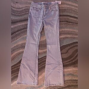Low rise flare jeans